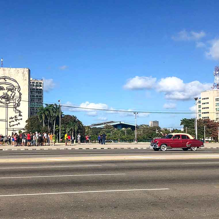 Plaza de la Revolucion in Havana, Cuba