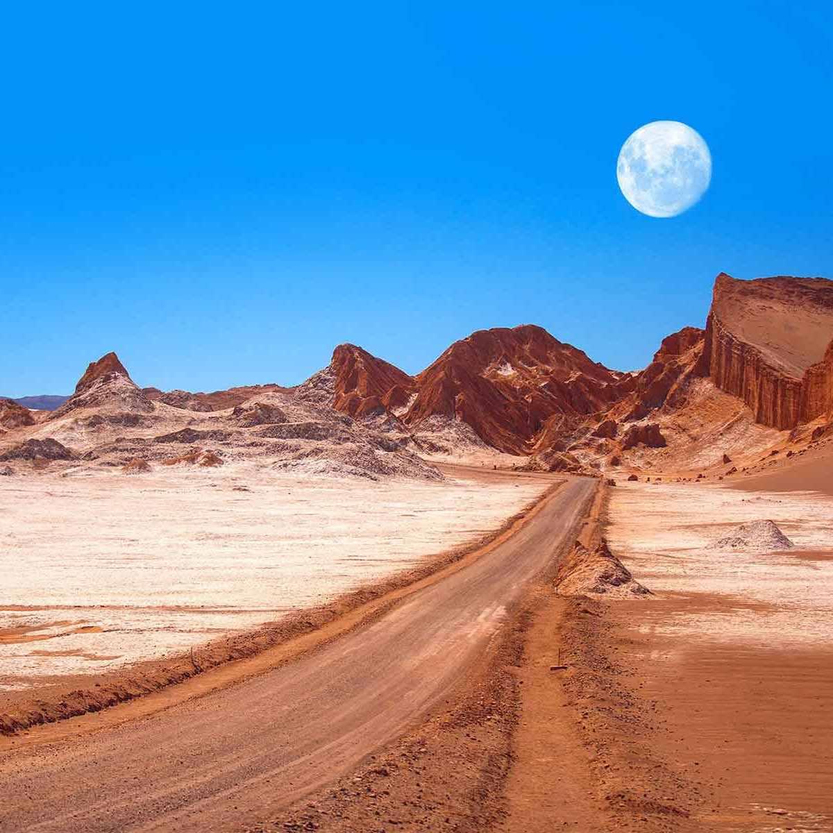 Valley san pedro in atacama desert in Chile