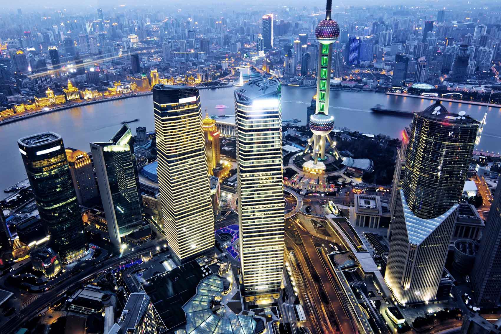Shanghai city in china