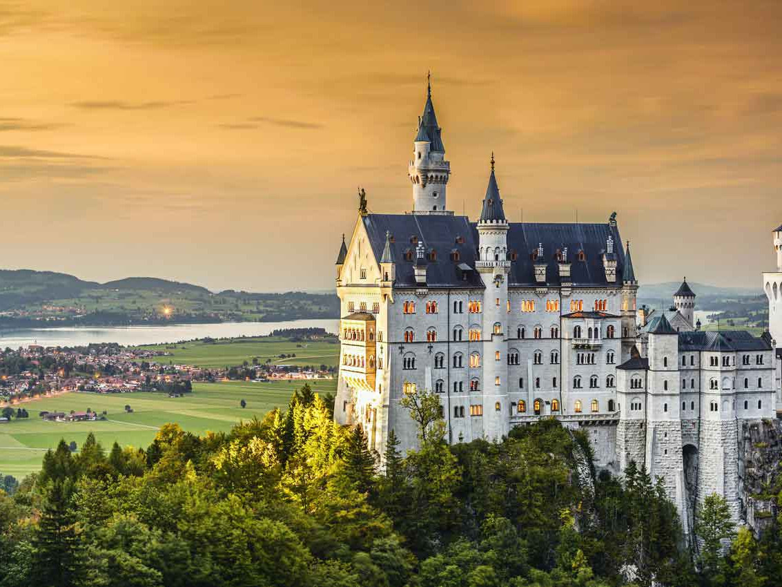 Bavarian Alps castle germany