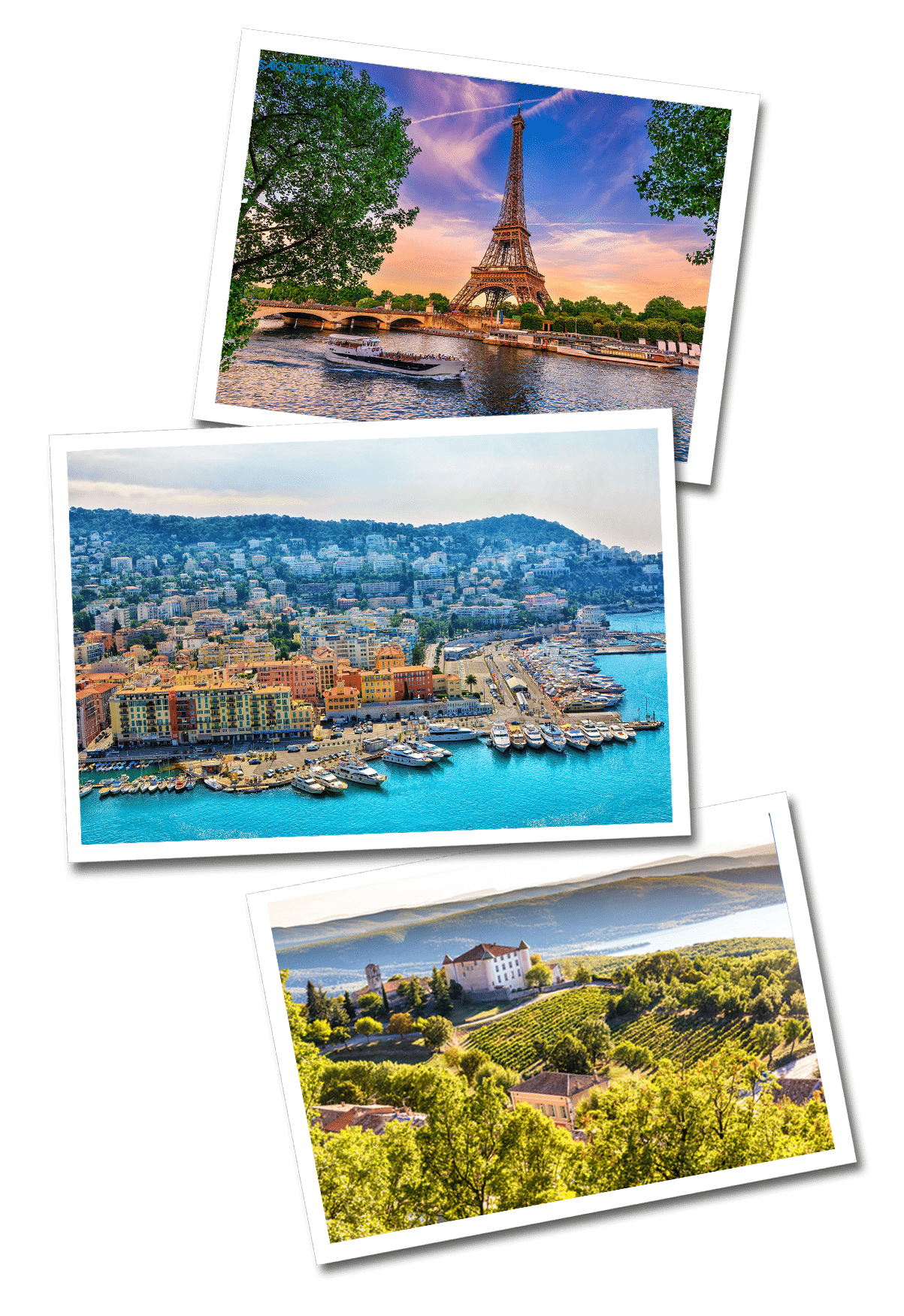 France postcards