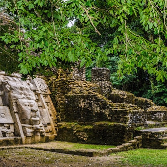 Caracol mayan ruins in belize