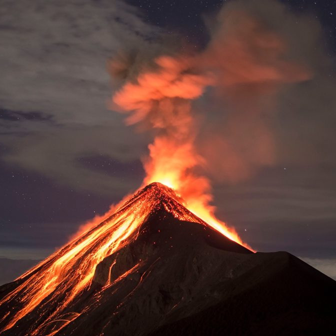 Volcano Acatenango guatemala