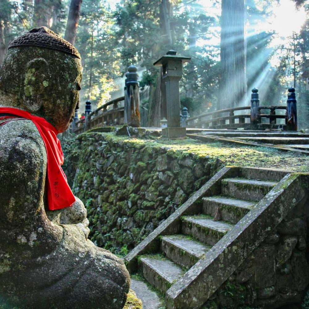 Buddhist retreat on Mount Koya japan