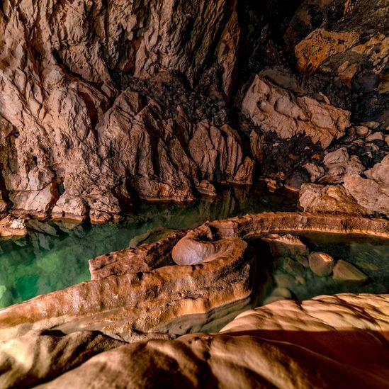 Caves in sagada, philippines