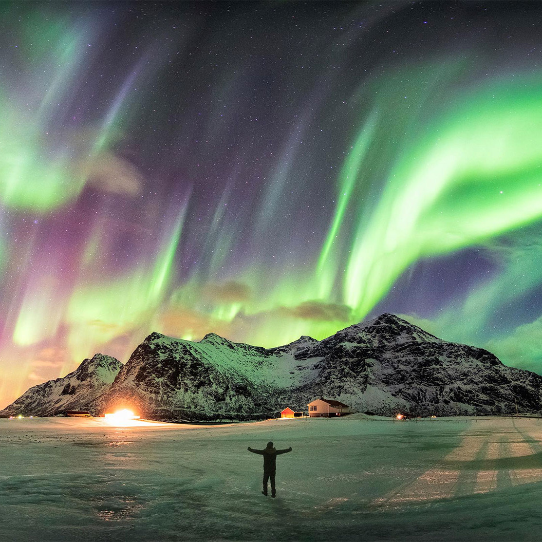 northern lights in scandinavia