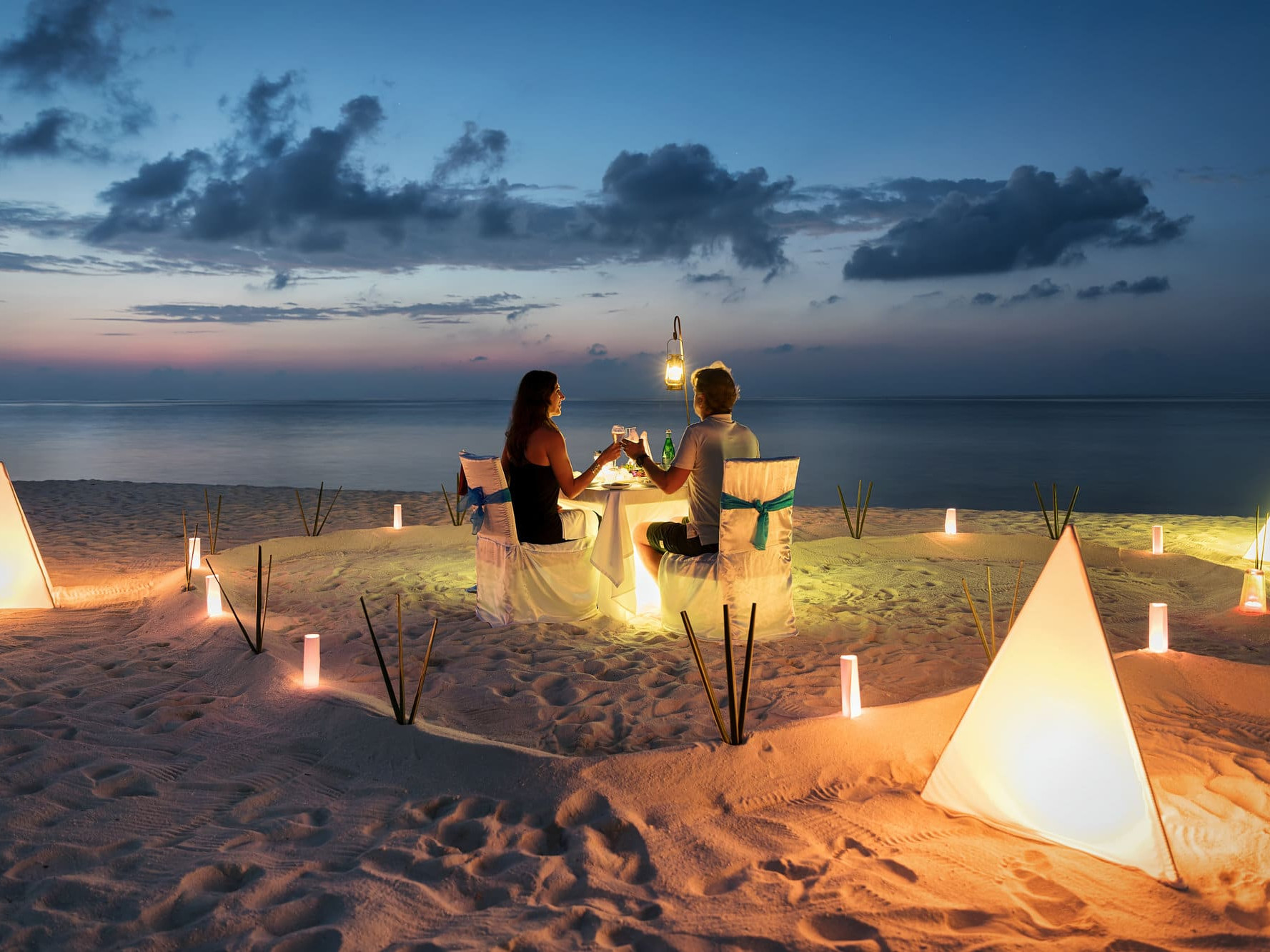 Dinner Sandbank Maldives