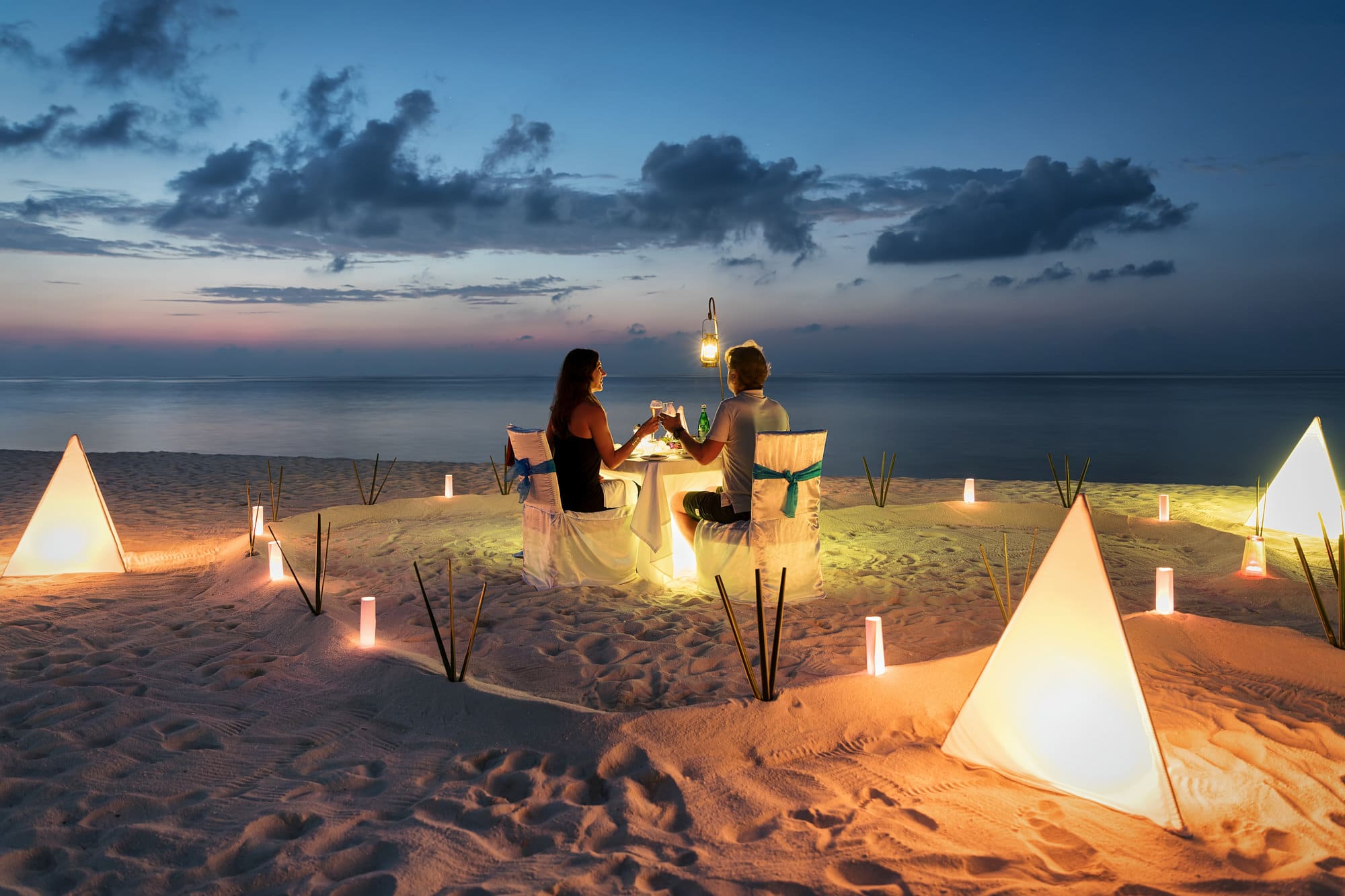 Dinner Sandbank Maldives