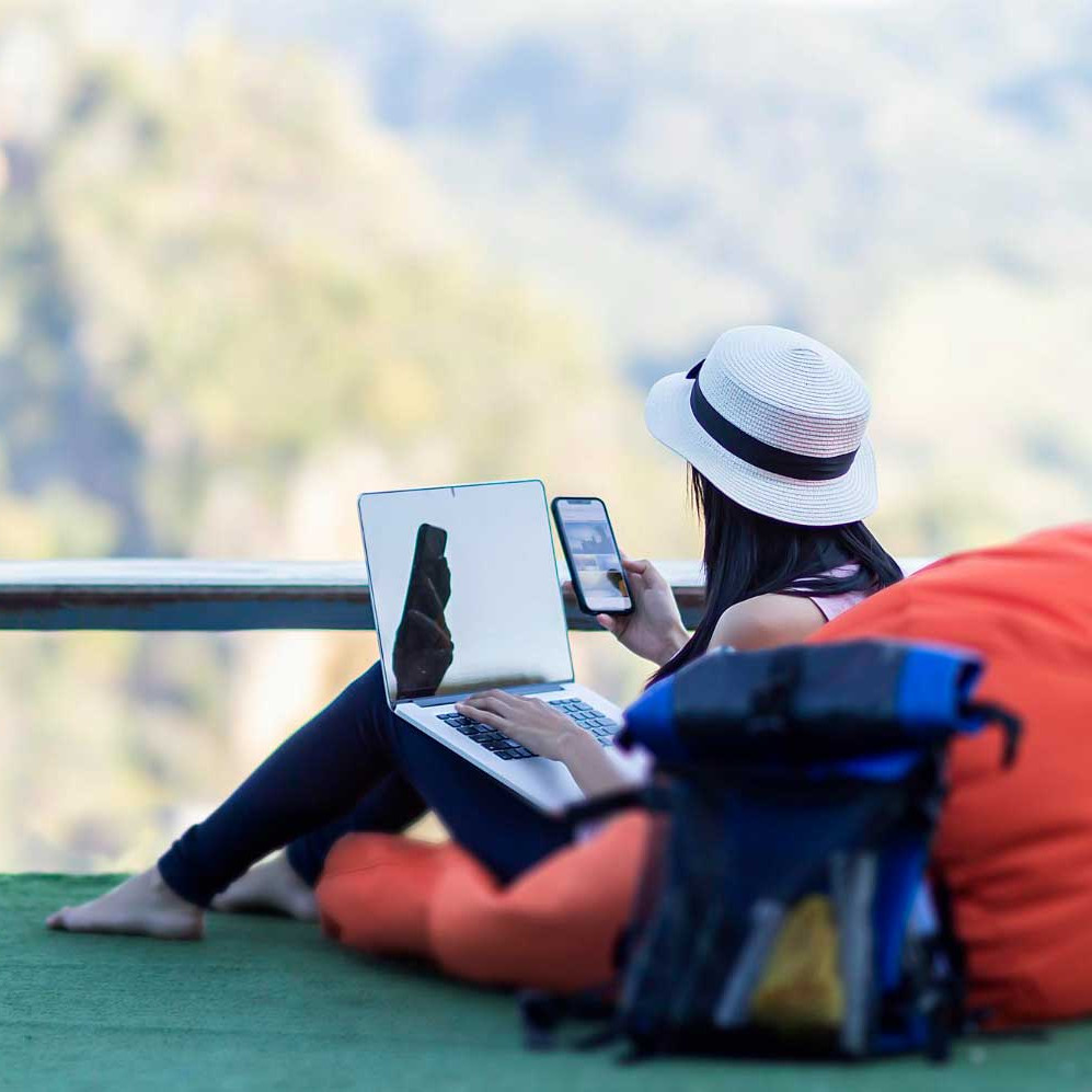 Balancing Work and Wellness Digital Nomad