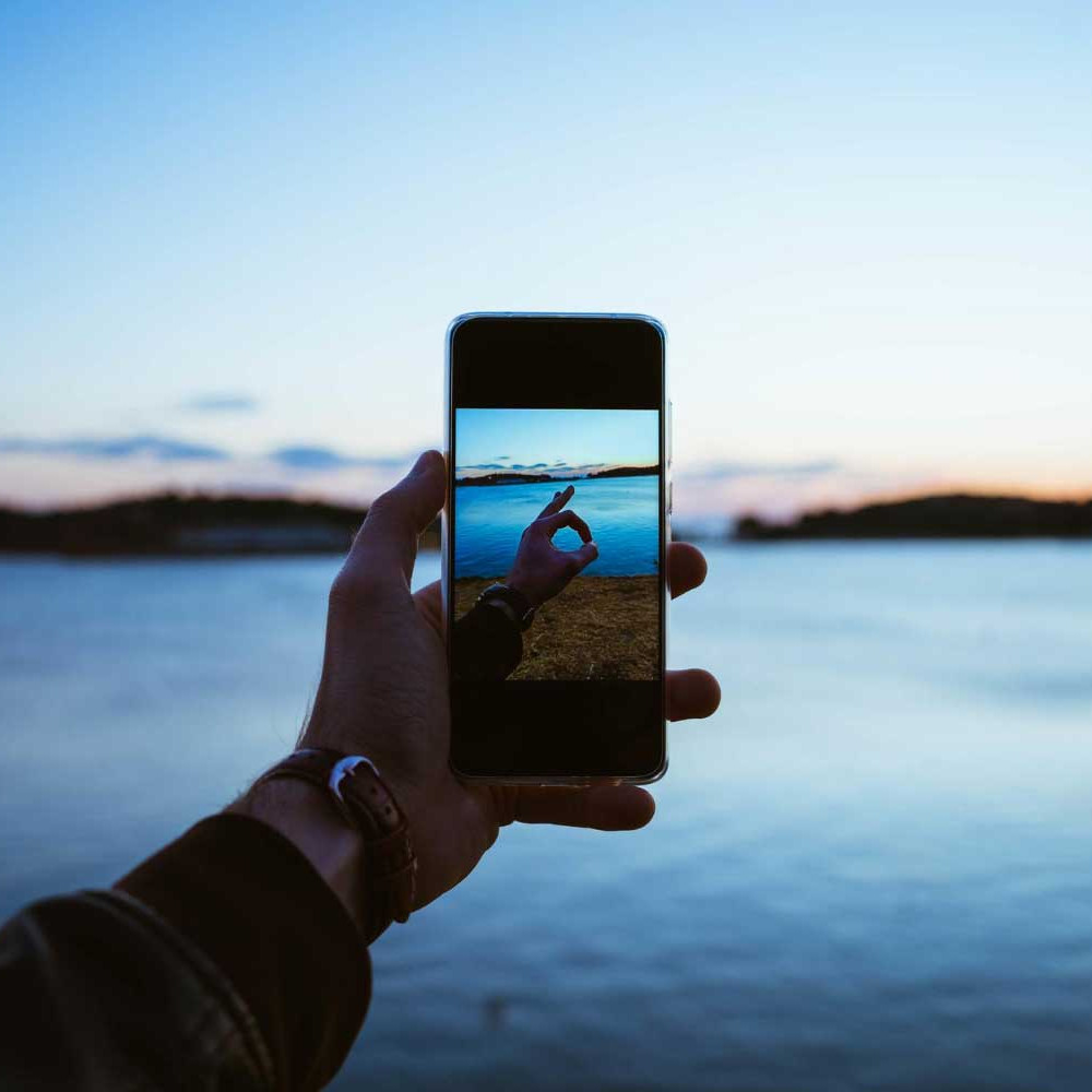 Ocean phone photography
